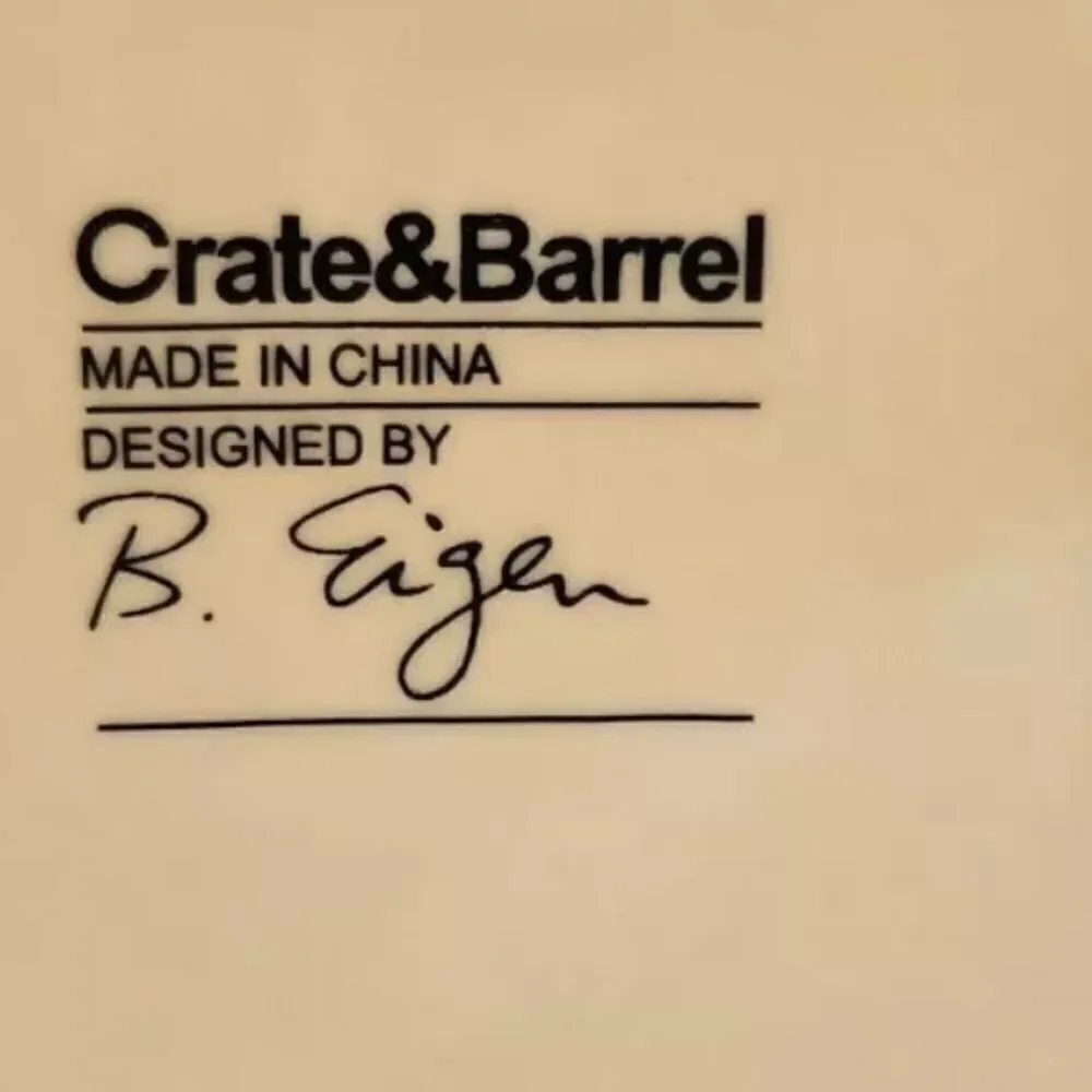 Crate & Barrel Yellow Pumpkin Tureen Signed by B Eigen!